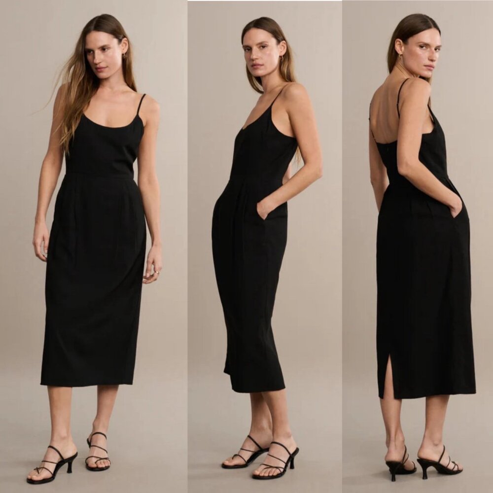 JENNIE KAYNE Rove Dress in Black Size M‎